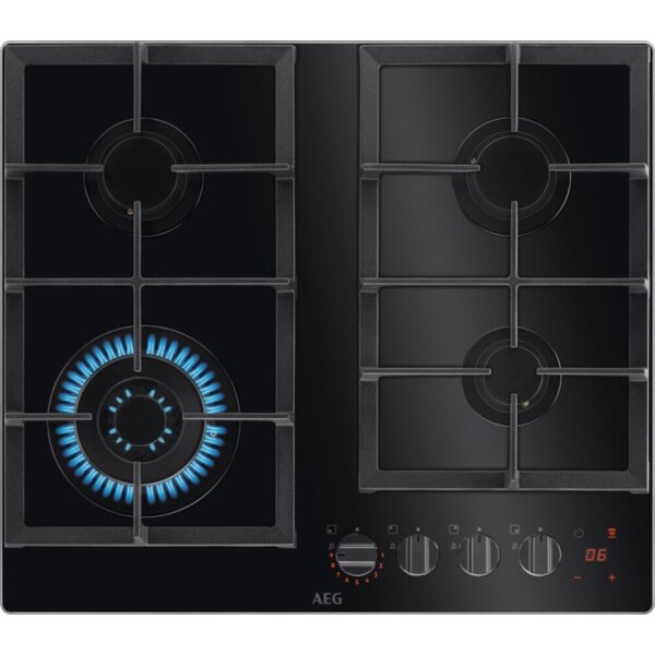 4 Göz Seramik Siyah Gaz Ocak