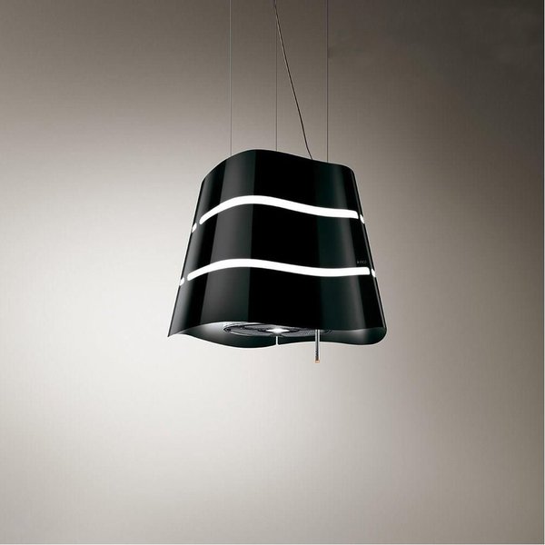 Dalga Desenli Siyah Ada Davlumbaz Dalga Desenli Siyah Ada Davlumbaz