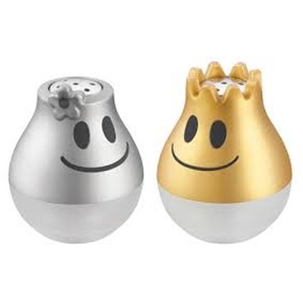 Salt Shaker Set Sılver+Gold
